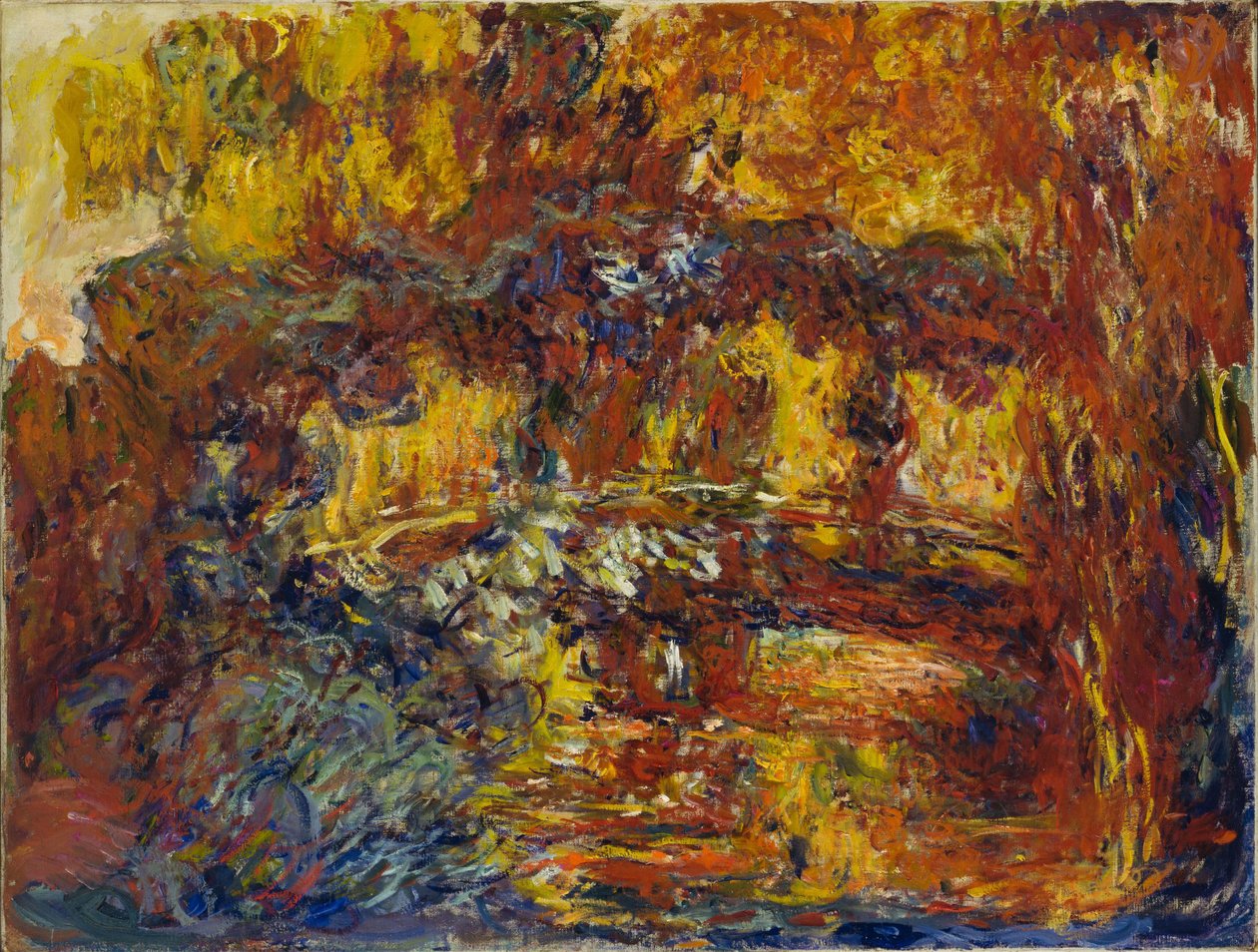 Den japanske gangbro af Claude Monet