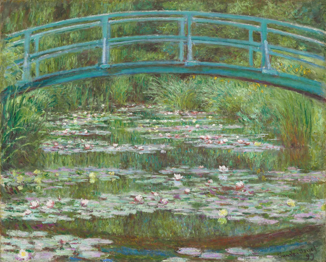 Den japanske gangbro, 1899 af Claude Monet