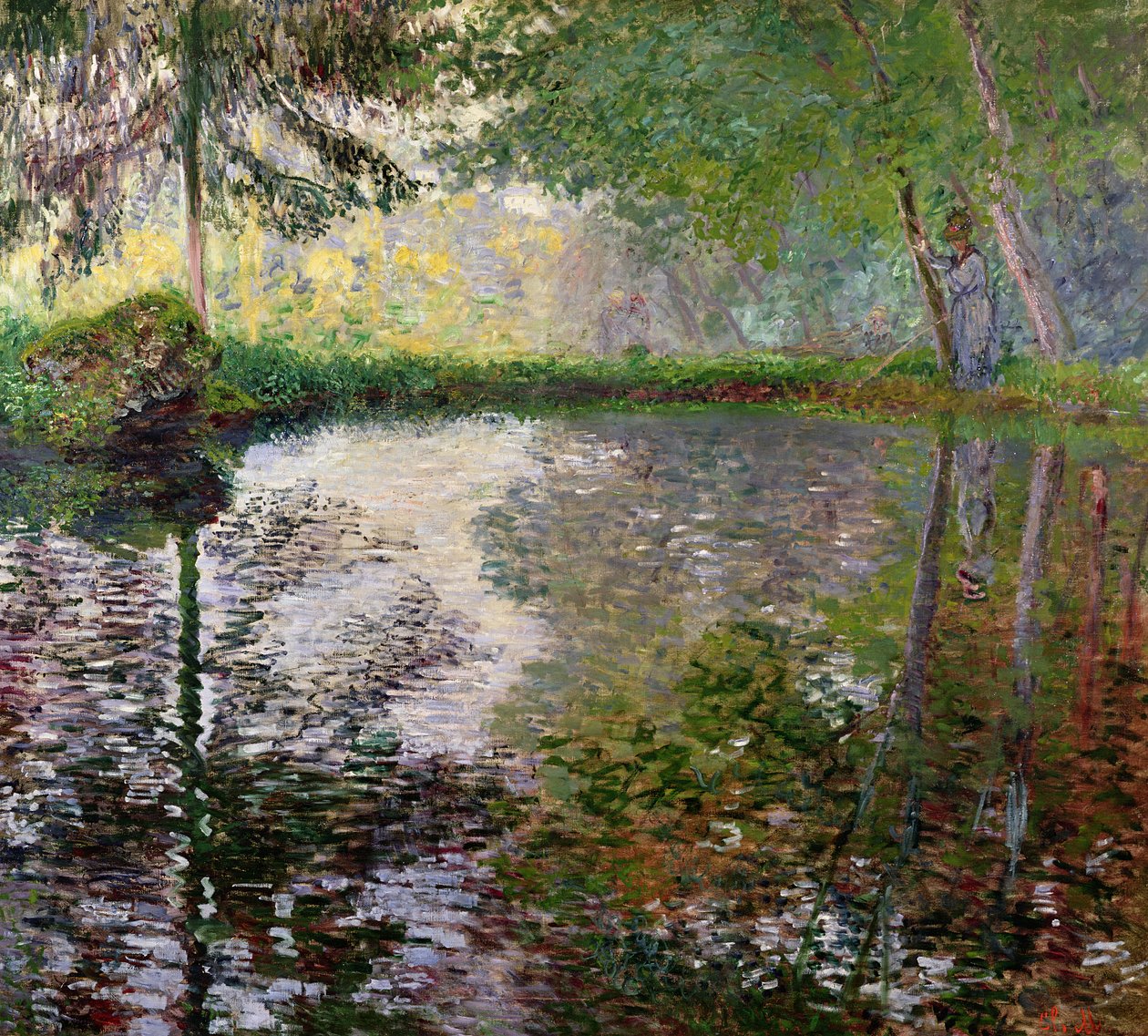 Søen ved Montgeron af Claude Monet