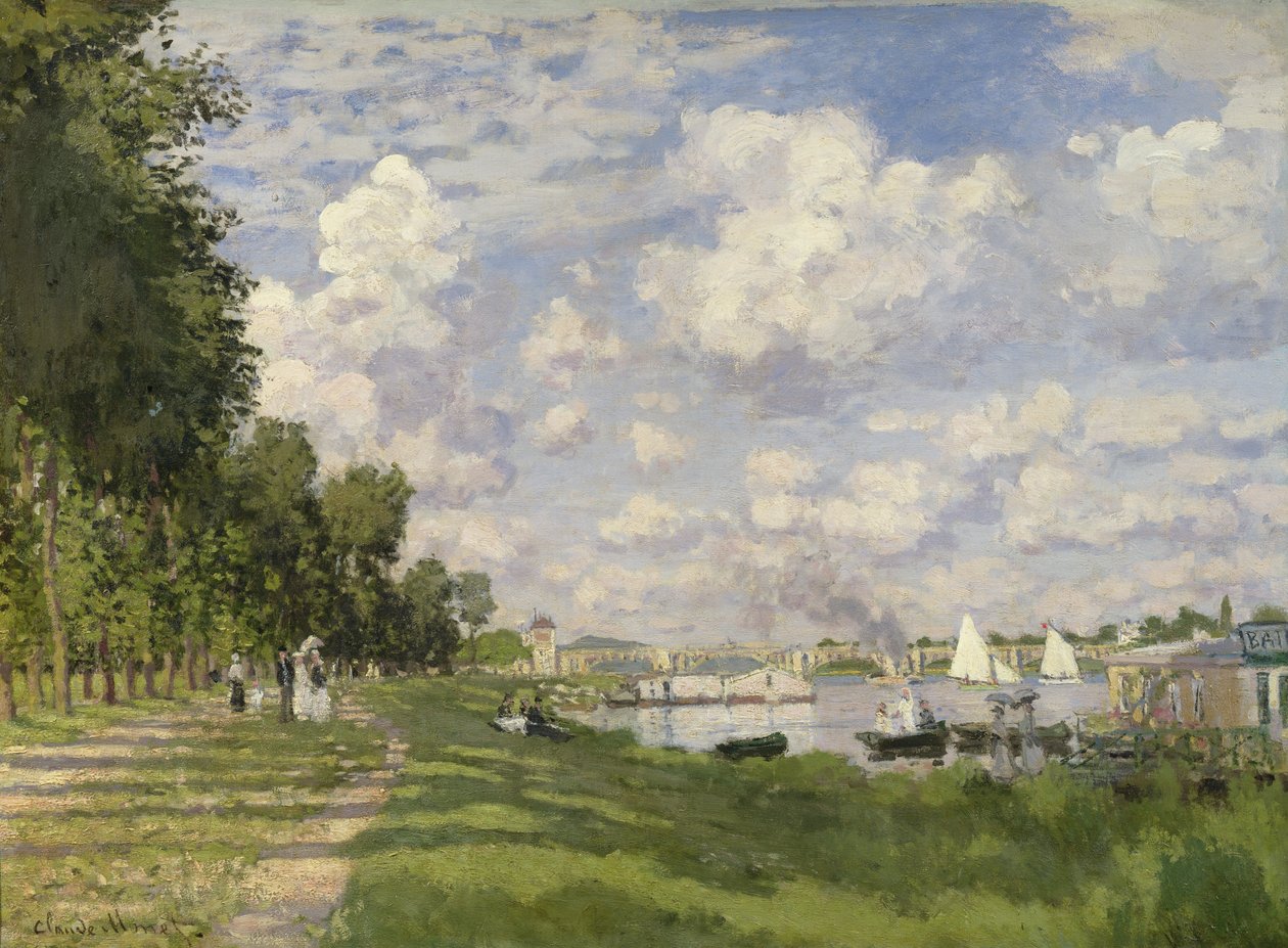 Marinaen i Argenteuil, 1872 af Claude Monet