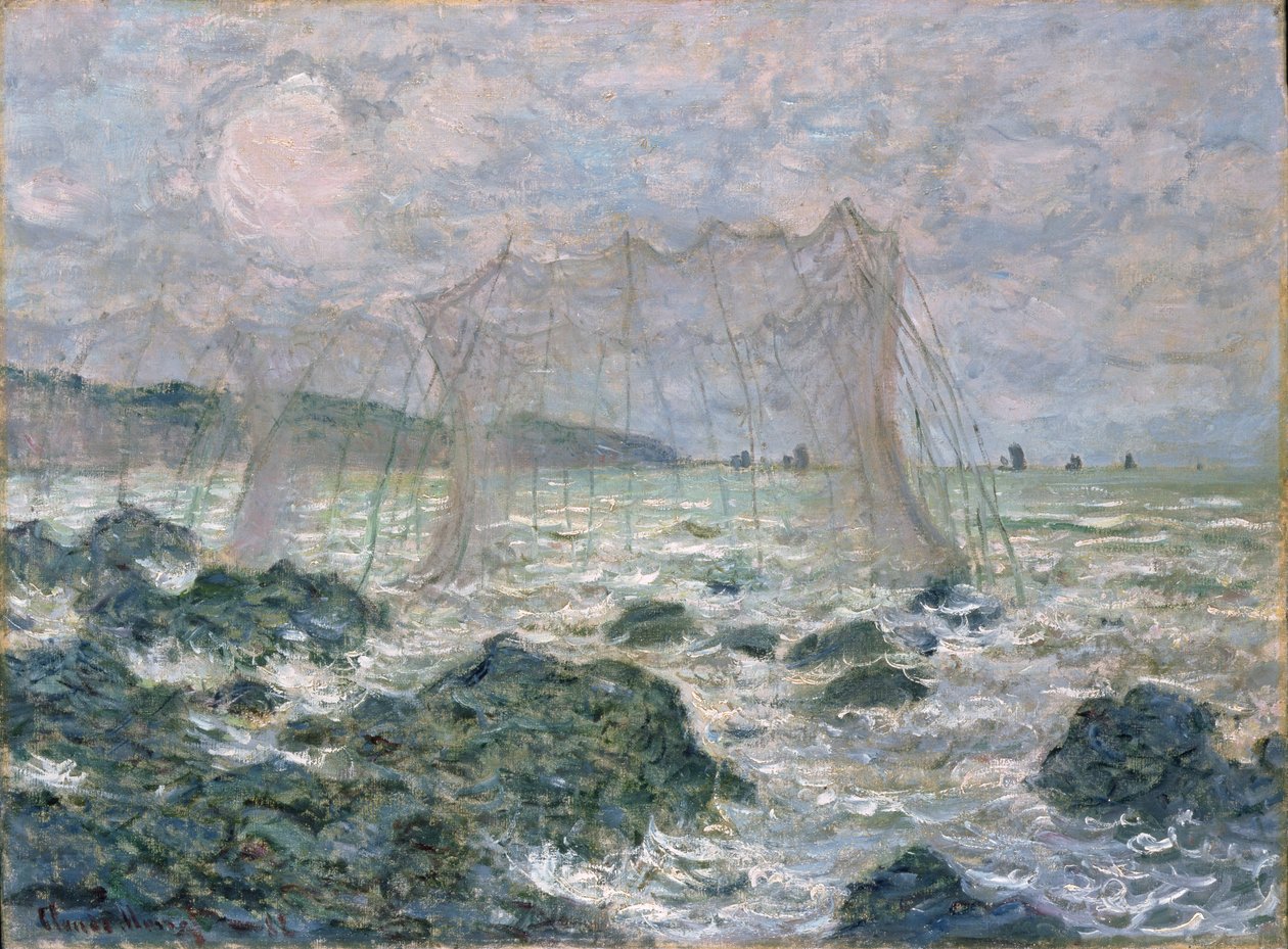 The Nets, 1882 af Claude Monet