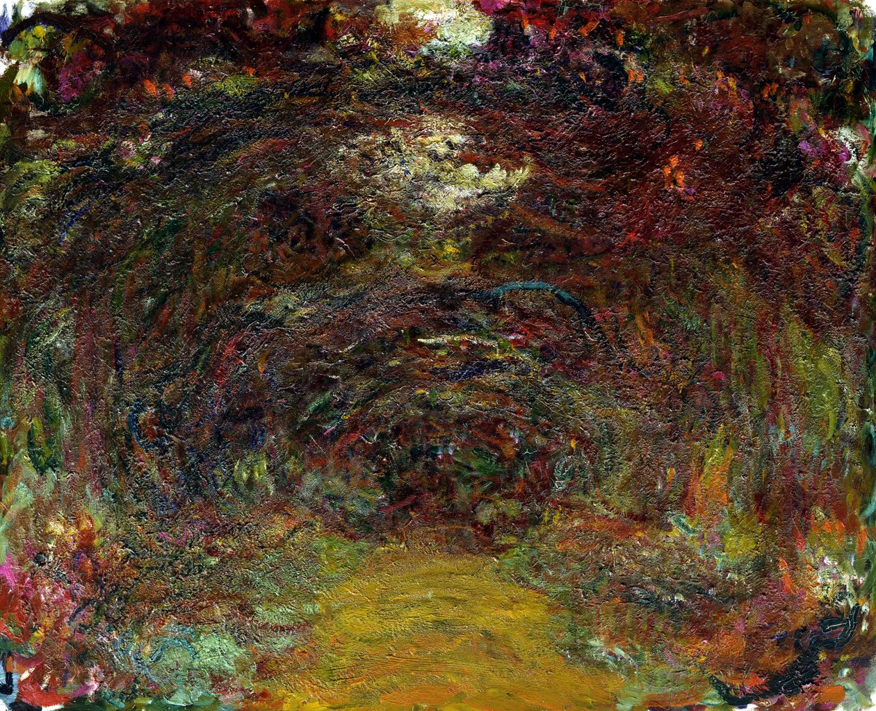 Rosenstien, 1920-22 af Claude Monet