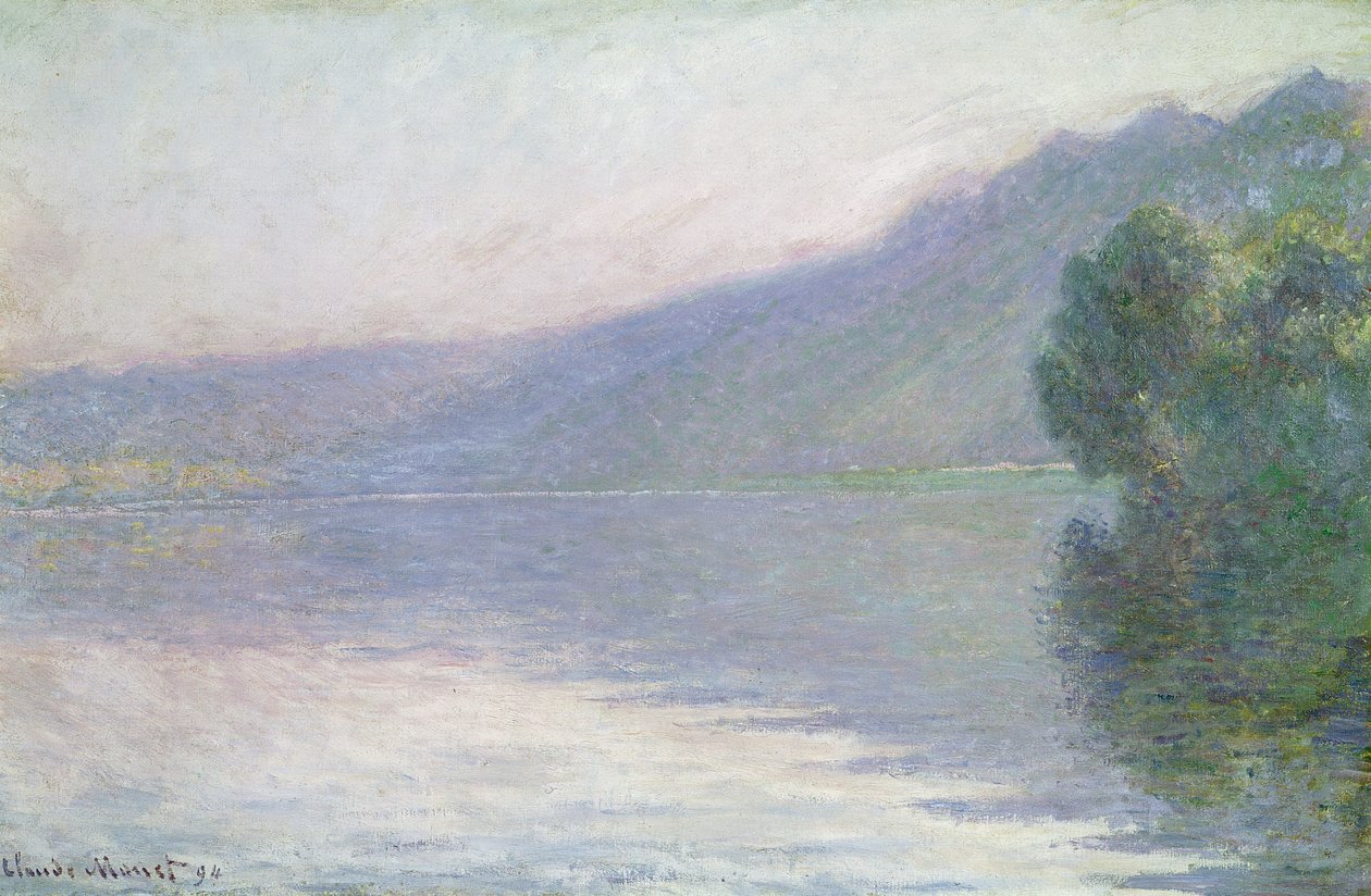 Seinen ved Port-Villez, 1894 af Claude Monet