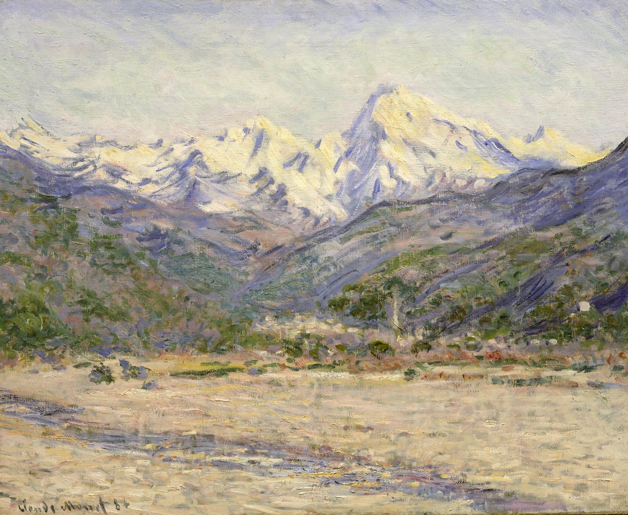 Nervia -dalen af Claude Monet