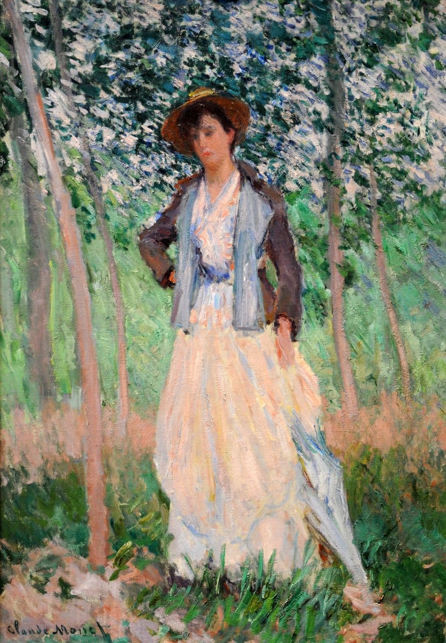 Klapvognen (Suzanne Hoschedé) af Claude Monet