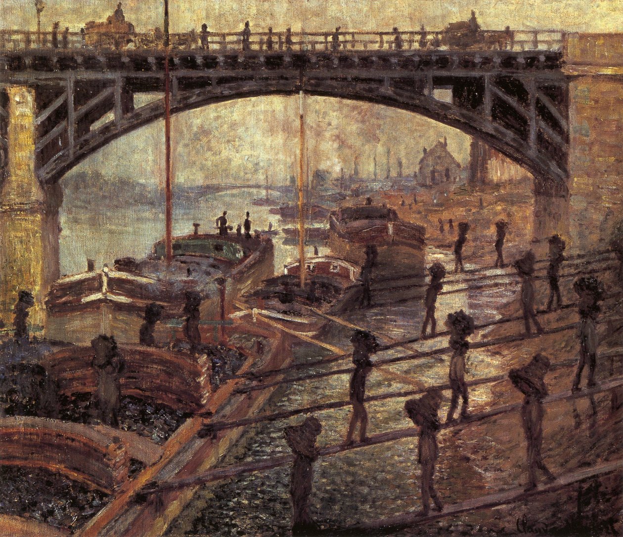 Aflæsserne kul af Claude Monet