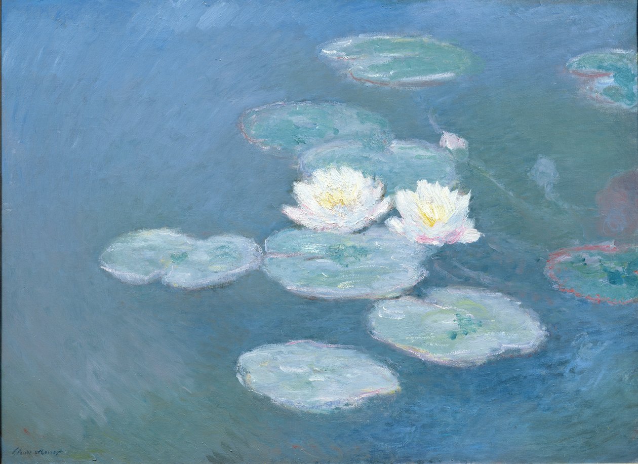 Åkander, aften (se detaljer 382333) af Claude Monet