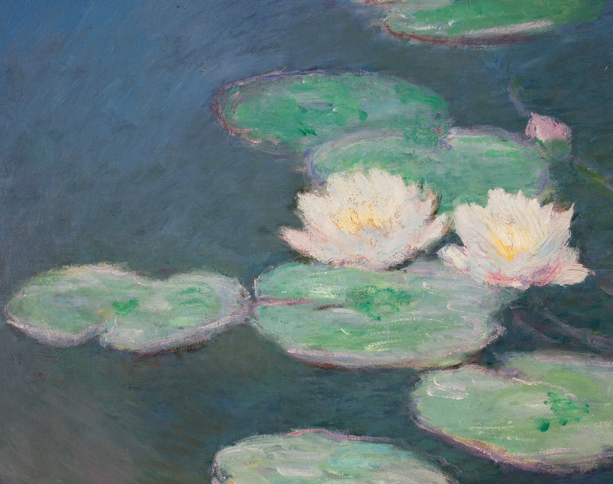 Åkander, Aften; detaljer (se også 154665) af Claude Monet