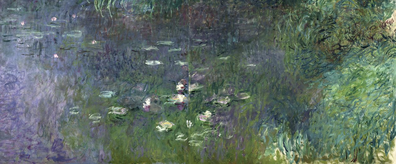 Åkander: Morgen, 1914-18 (højre afsnit) af Claude Monet