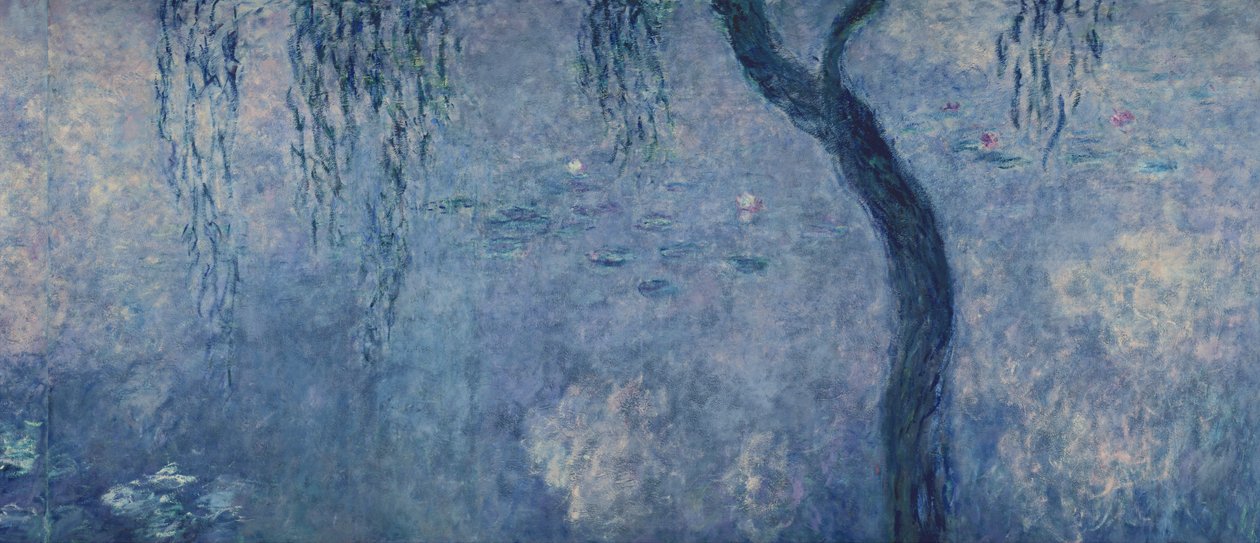 Åkander: Two Weeping Willows, højre sektion, 1914-18 (se også 75700-02) af Claude Monet