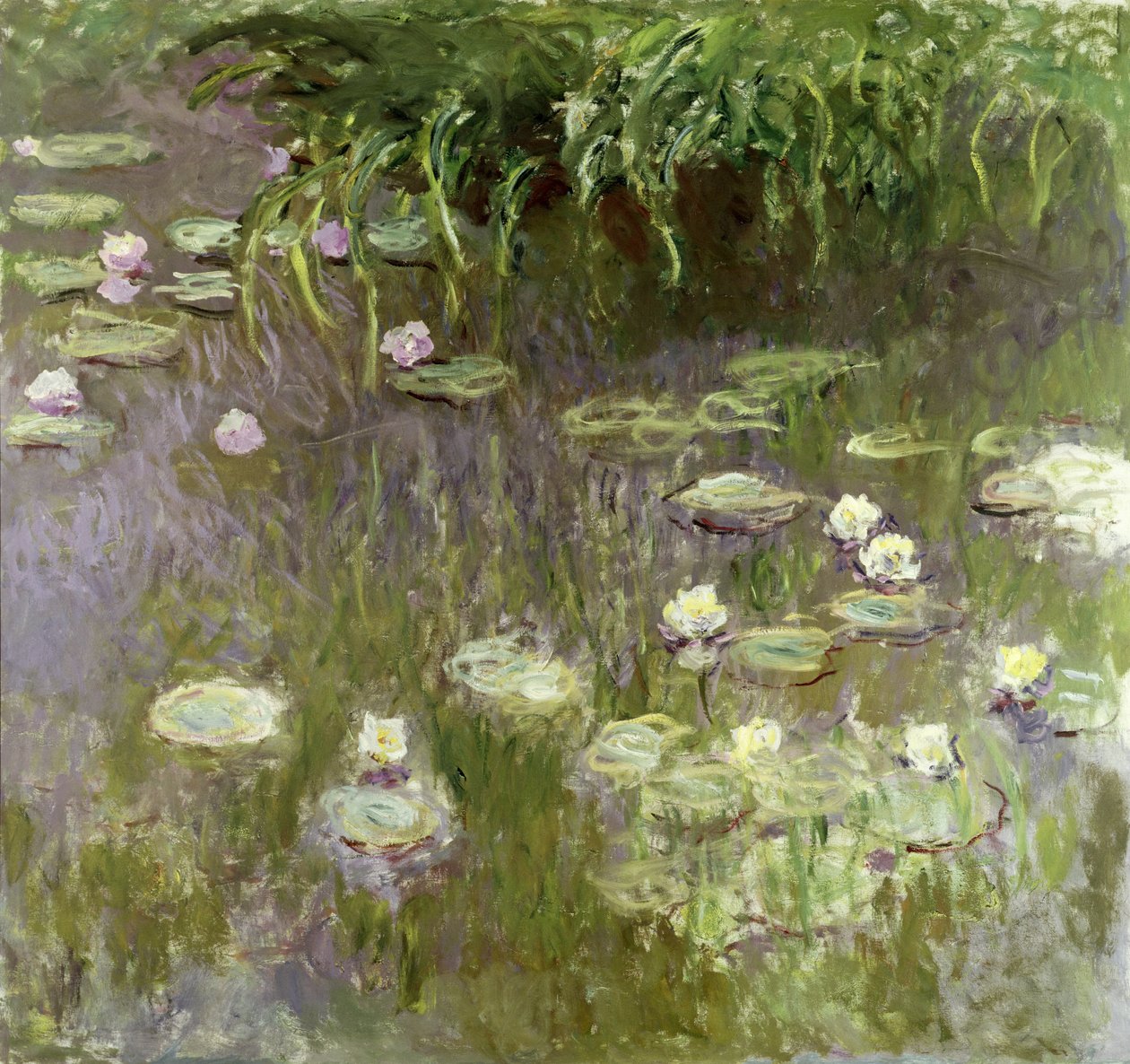 Åkander ved middagstid, 1918 af Claude Monet