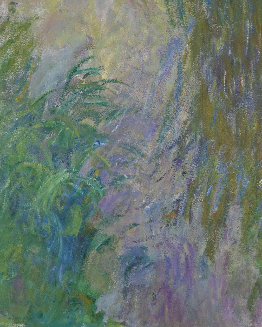 Vandliljer olie på lærred detalje af 154167 af Claude Monet