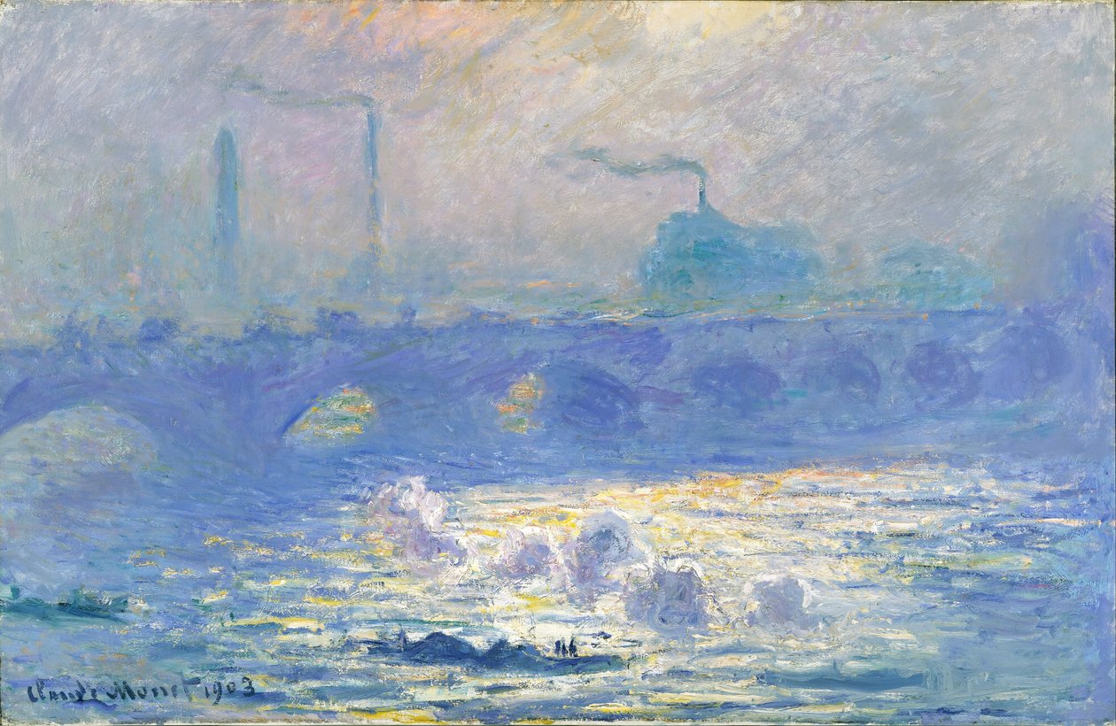 Waterloo Bridge af Claude Monet