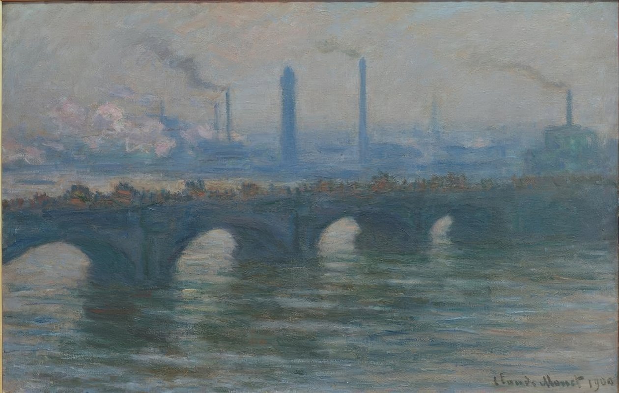 Waterloo Bridge af Claude Monet