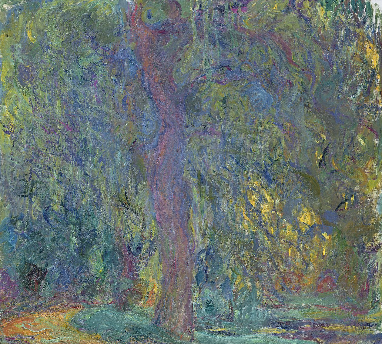 Grædende pil, 1918-19 af Claude Monet