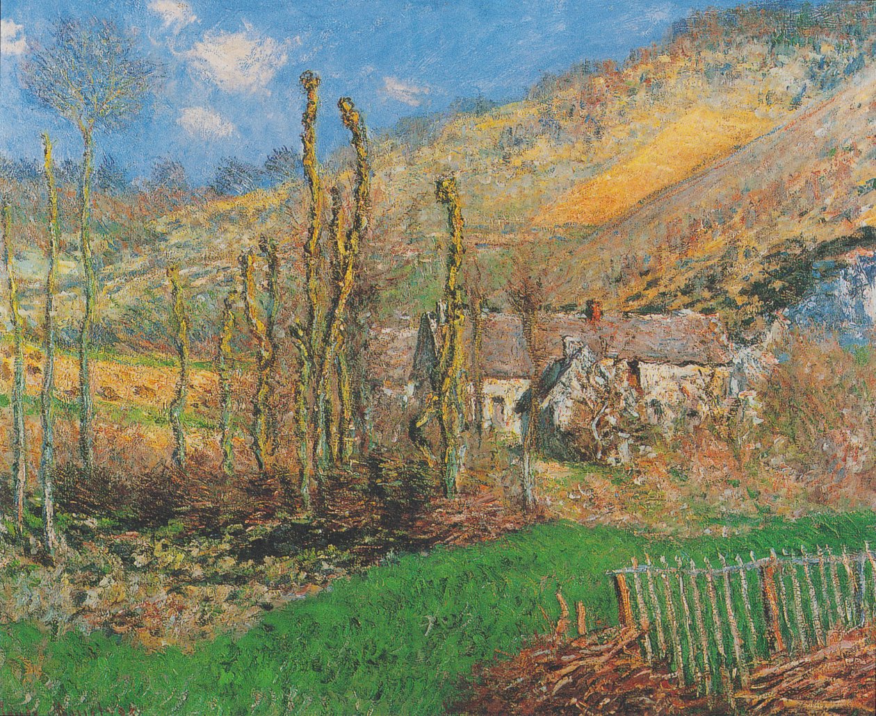 Vinterlandskab ved Val de Falaise (Giverny) af Claude Monet