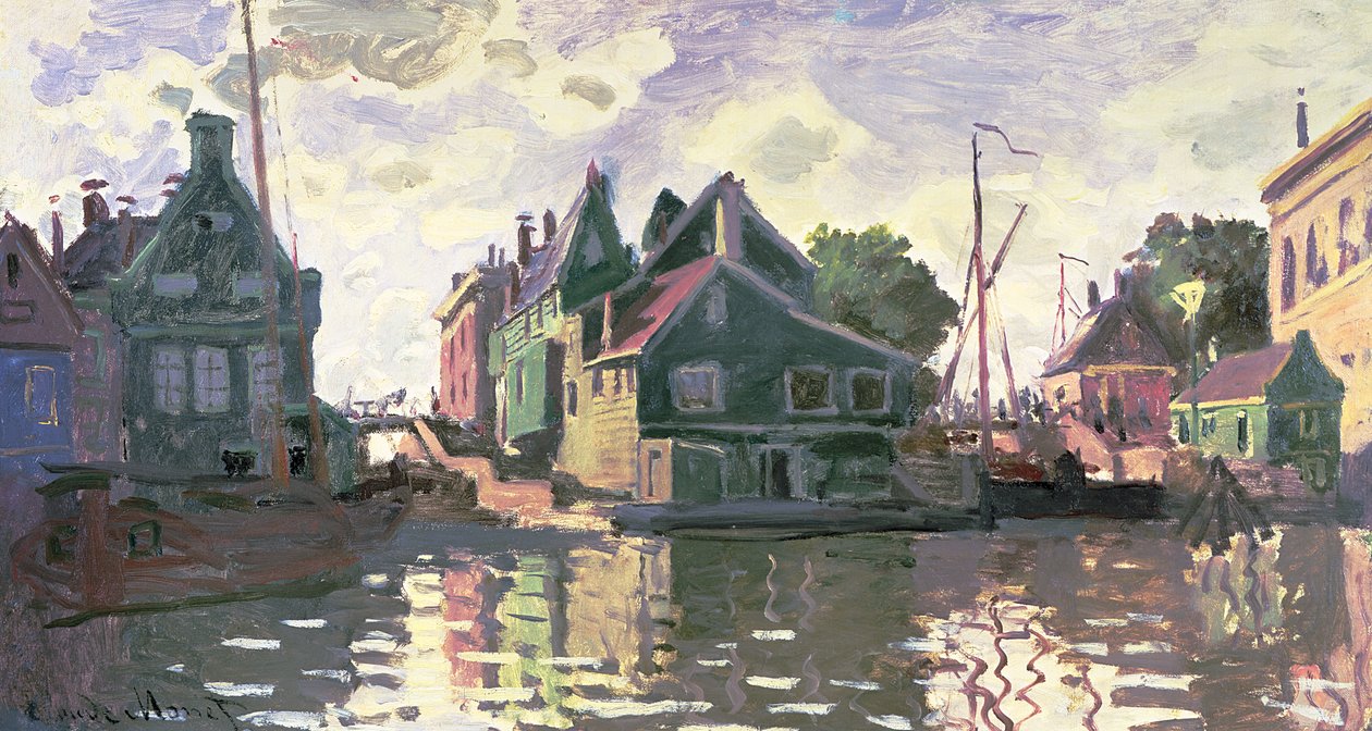 Zaandam af Claude Monet