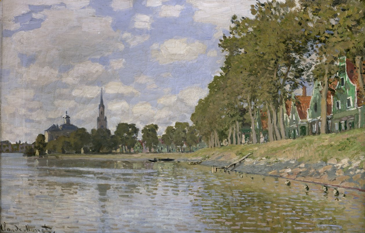Zaandam (Holland) 1871 af Claude Monet