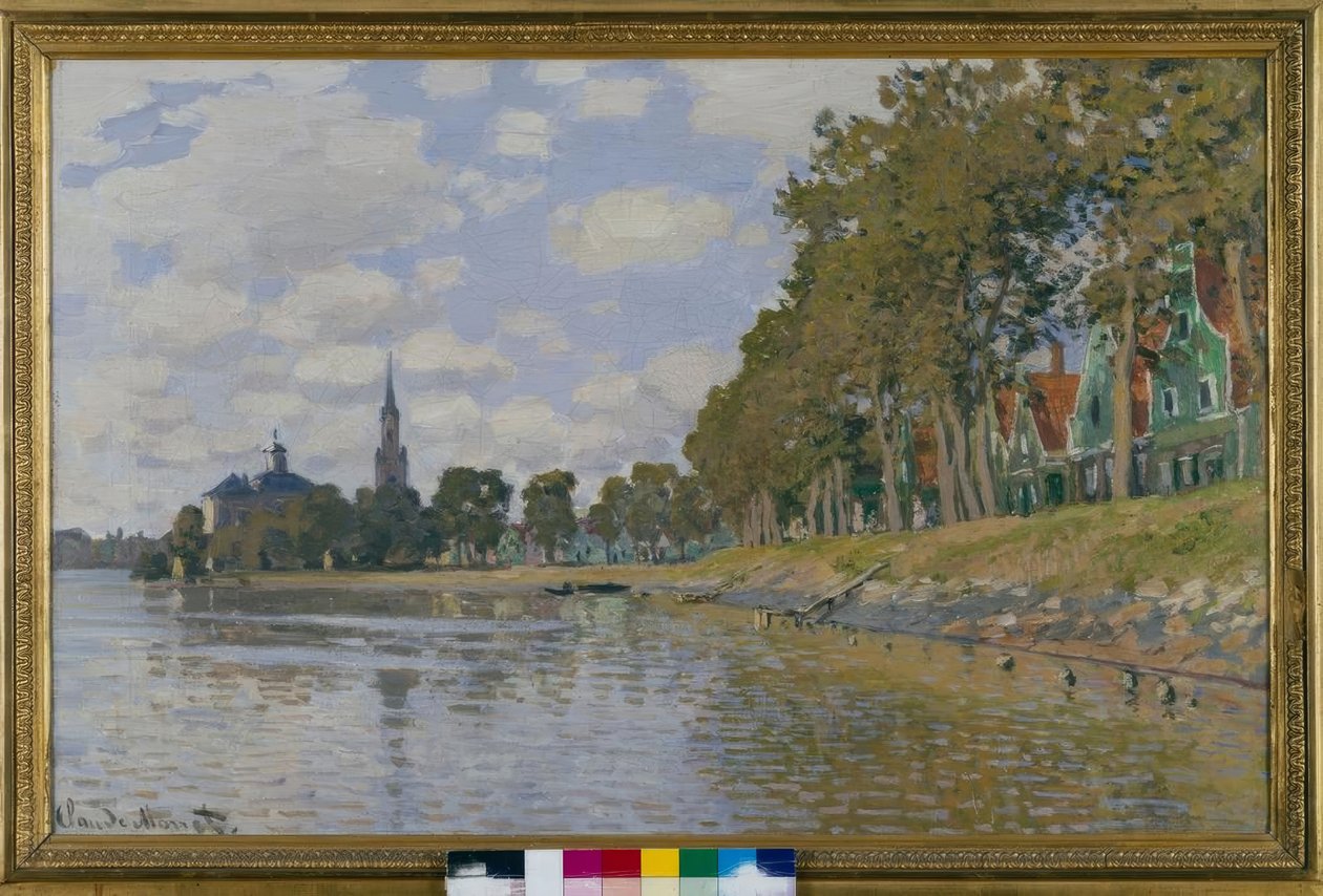 Zaandam (Holland) af Claude Monet