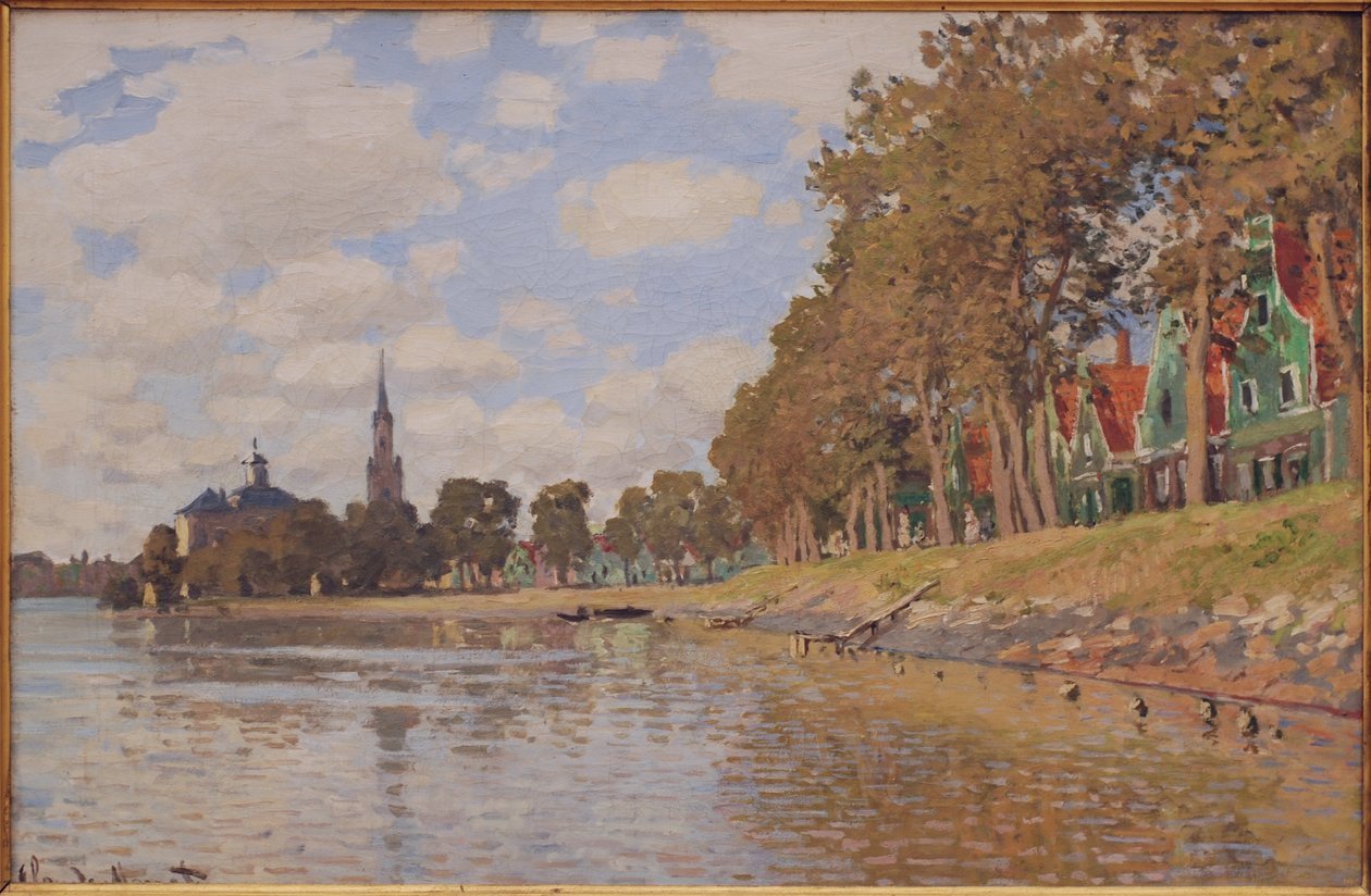 Zaandam (Holland) af Claude Monet
