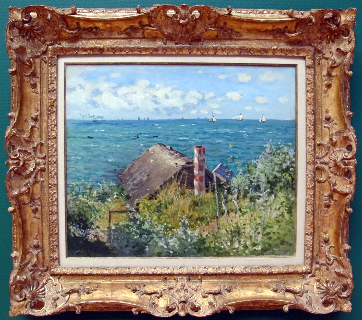 hytten til saint-adresse af Claude Monet