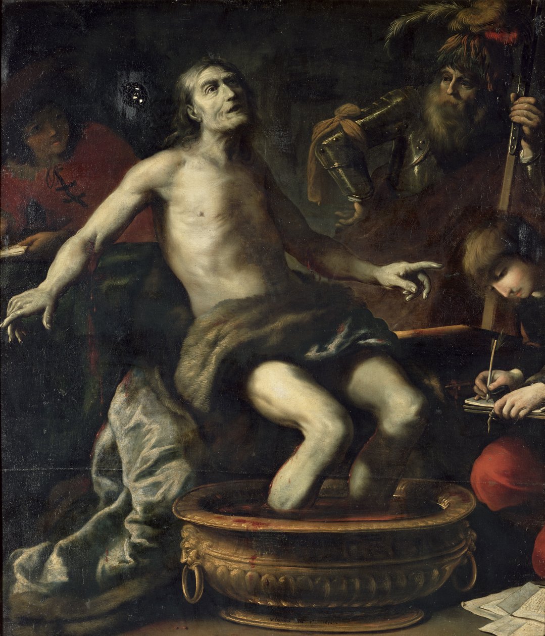 Senecas død, 1633 af Claude Vignon