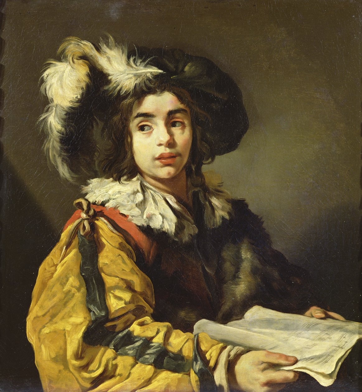 Den unge sangerinde af Claude Vignon