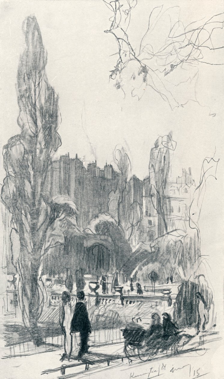 I Kensington Gardens - Stage One, c1920 af Claude Allin Shepperson