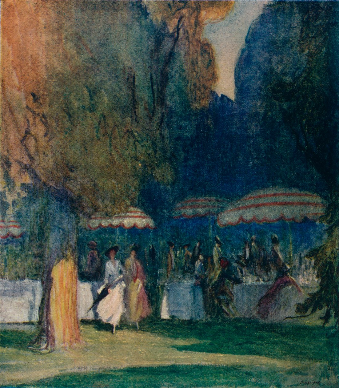I Kensington Gardens, 1914 af Claude Allin Shepperson