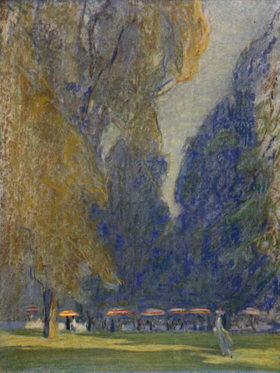 Te i Kensington Gardens, 1914, 1920 af Claude Allin Shepperson