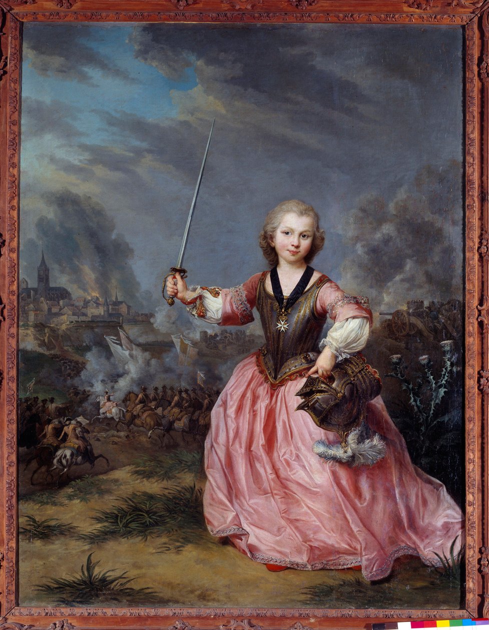 Portræt af Pierre Claude Secret de Gueidan som ridder af Malta Les Gueidan var en stor provencalsk familie. Maleri af Claude Arnulphy (1697-1786). 1748 Musee Granet, Aix en provence af Claude Arnulphy