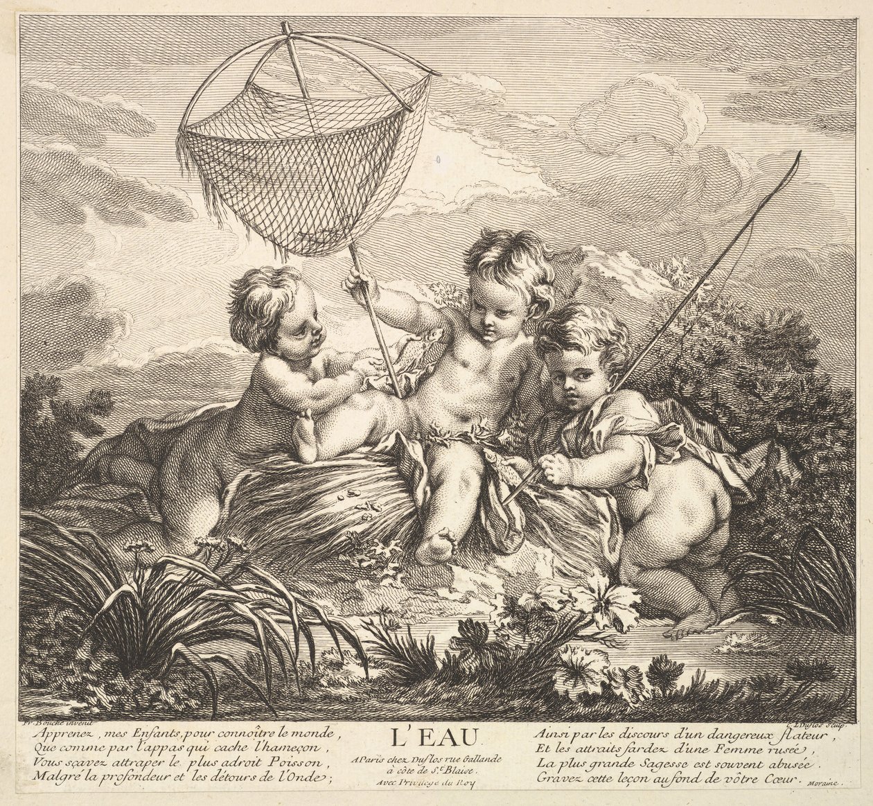 Vand, 1700-tallet. af Claude Augustin Duflos