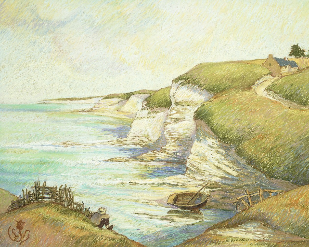 Klipper i Bretagne; Klipper i Bretagne af Claude Emile Schuffenecker