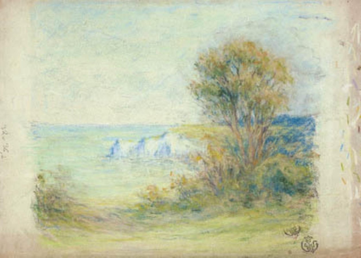 Klipper ved Etretat af Claude Emile Schuffenecker