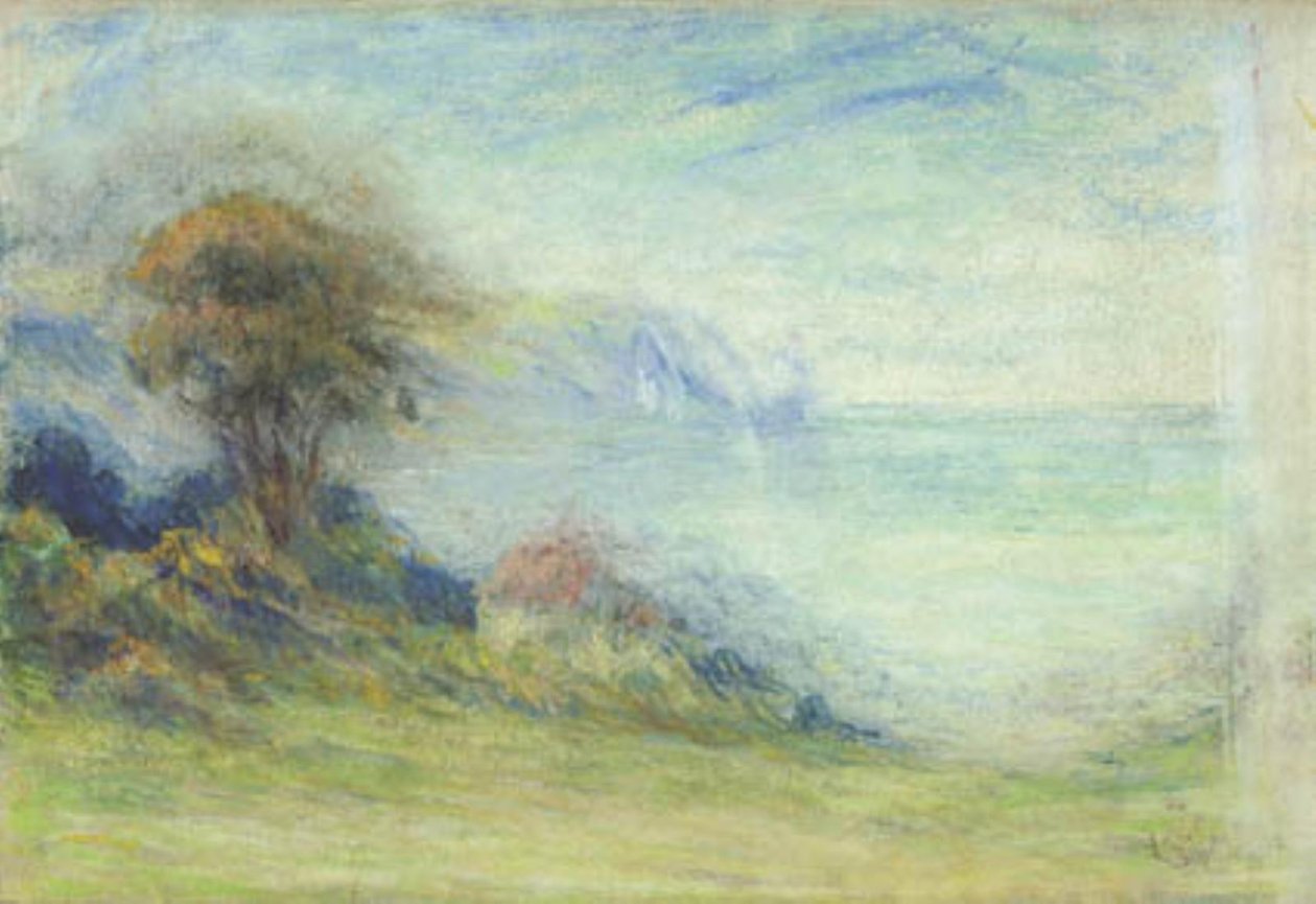 Kystlandskab ved Etretat (?) af Claude Emile Schuffenecker