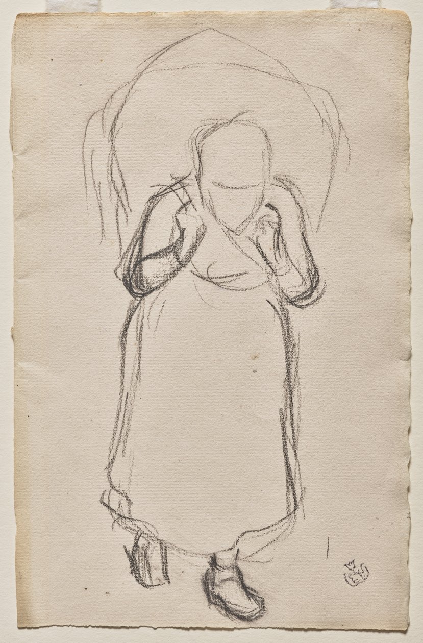 Undersøgelse for tangsamlere, Yport af Claude Emile Schuffenecker