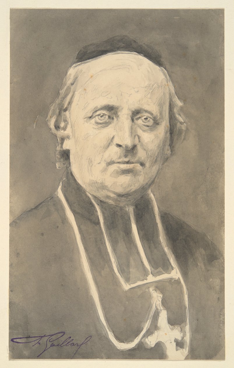 Monseigneur Felix-Arsene Billard, biskop af Carcassone af Claude Ferdinand Gaillard
