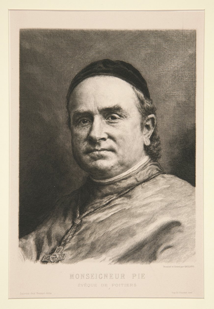 Monsignor Pie af Claude Ferdinand Gaillard