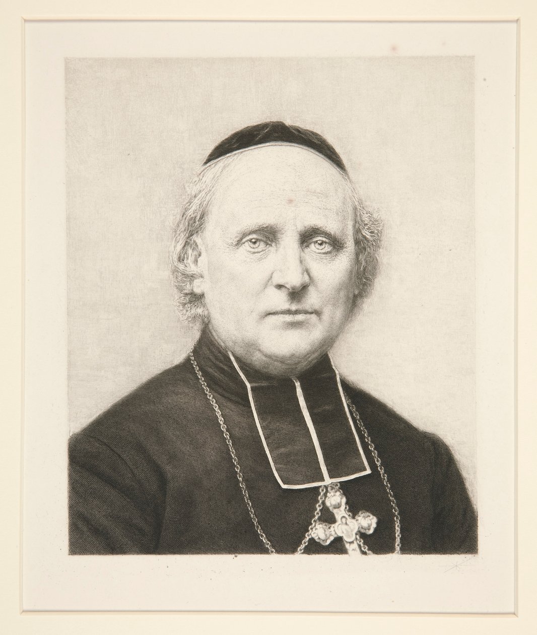 Monsignor Billard af Claude Ferdinand Gaillard