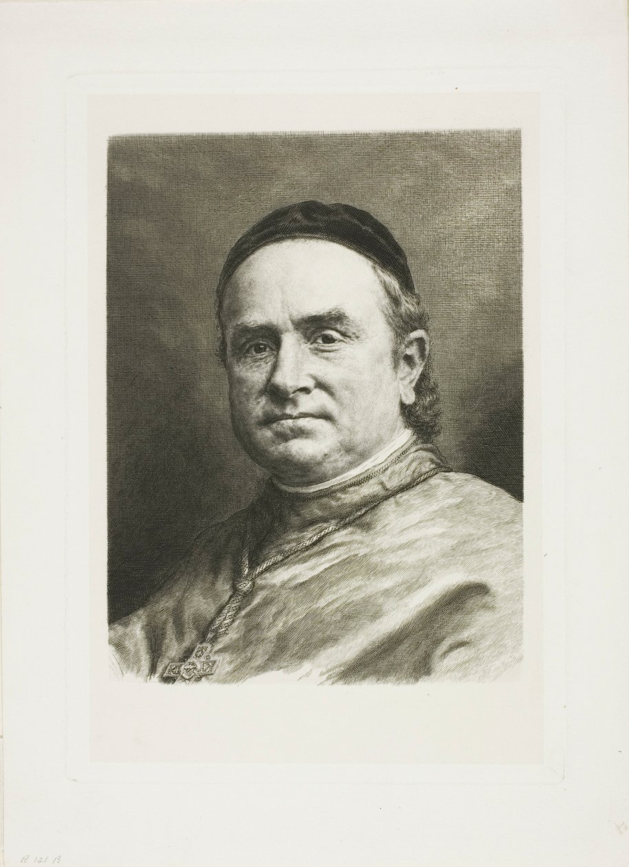 Monsignor Pie, biskop af Poitiers af Claude Ferdinand Gaillard