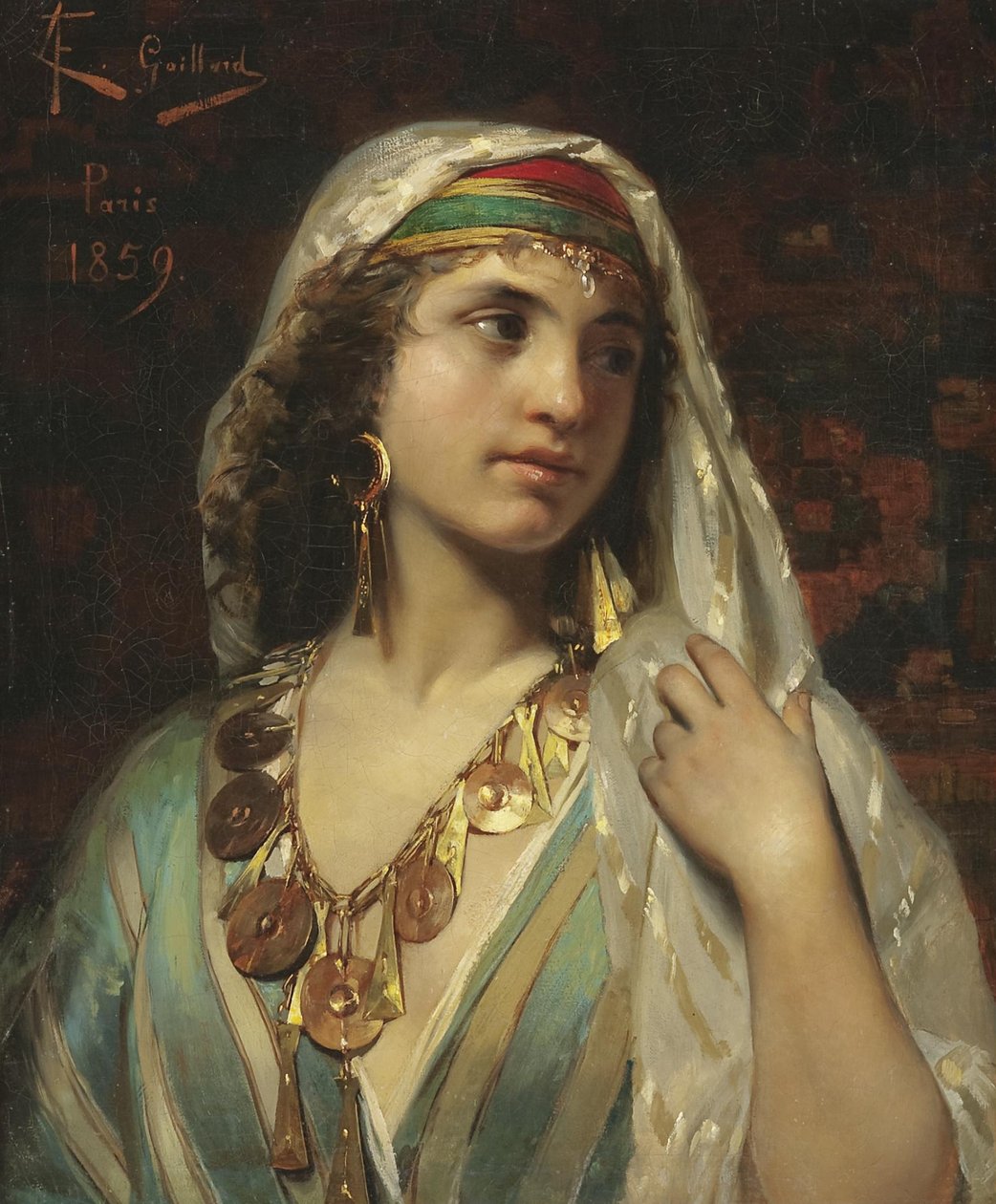 Odalisken af Claude Ferdinand Gaillard