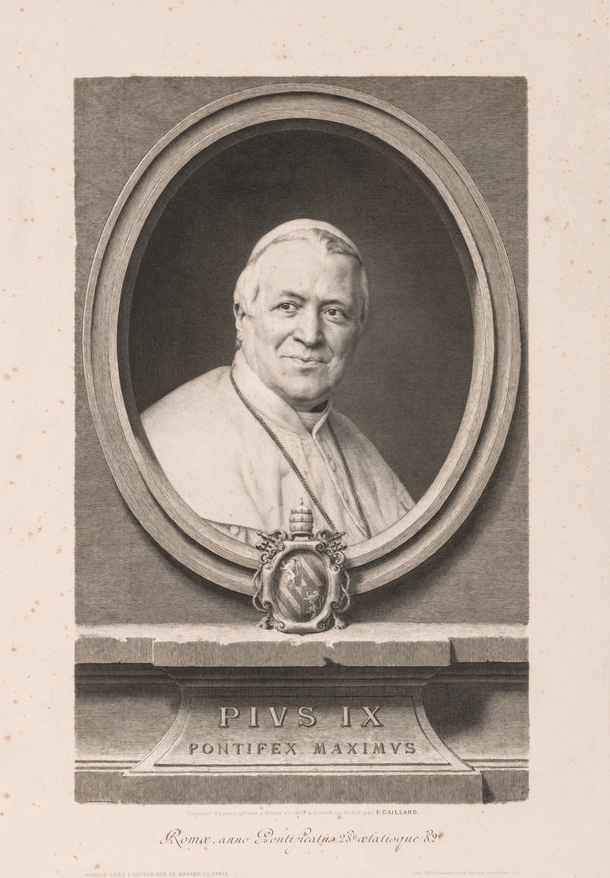 Pius IX af Claude Ferdinand Gaillard
