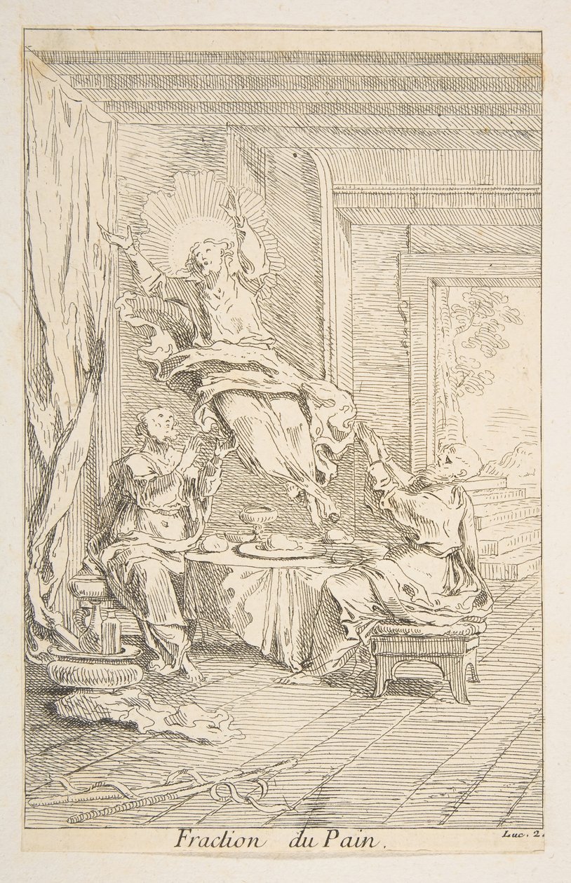 Inddeling af Brødet.n.d. Skaber: Claude Gillot, Jacques Gabriel Huquier. af Claude Gillot, Jacques Gabriel Huquier