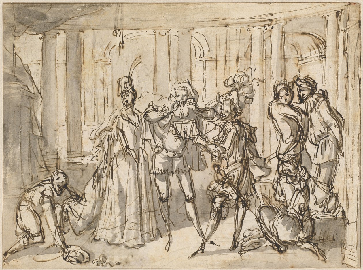 En forestilling af Commedia dell