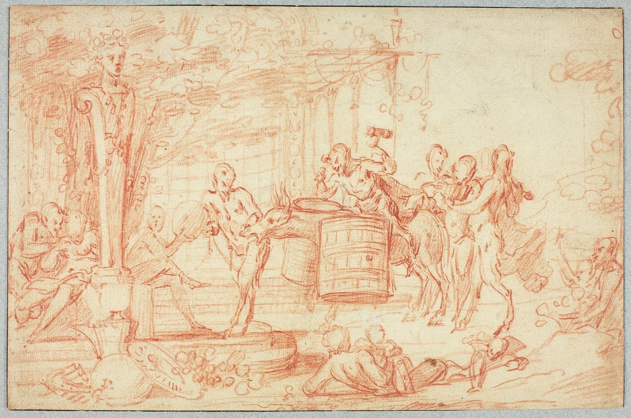 Bacchanal af Claude Gillot