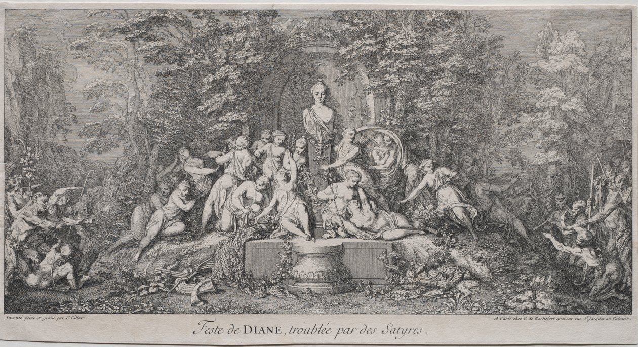 De fire festivaler af Claude Gillot