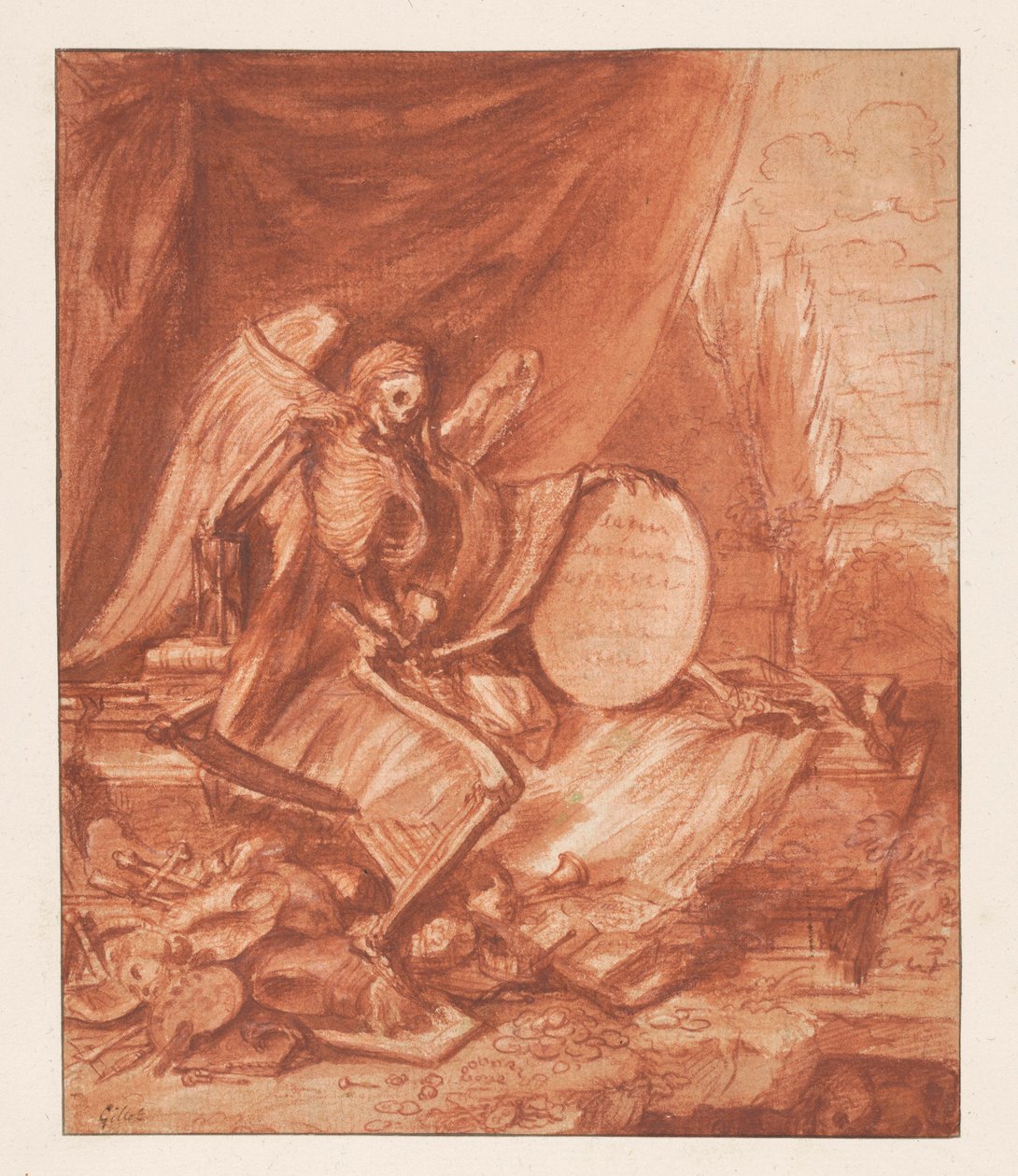 Forfængelighed-allegori af Claude Gillot