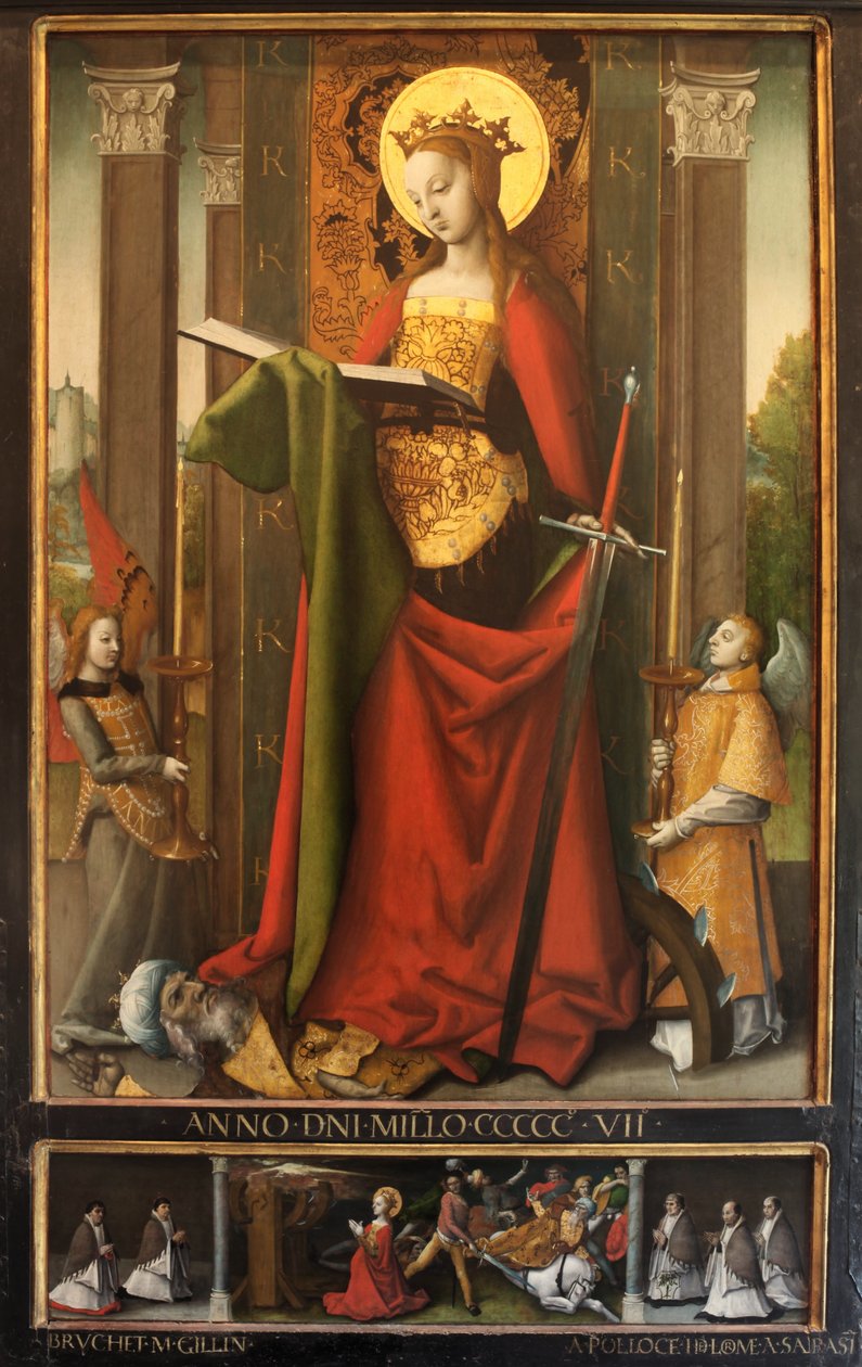 Saint Catherine af Claude Guinet
