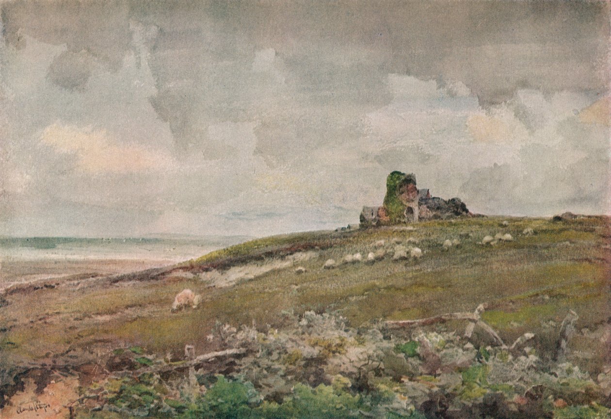En gammel ruin i Suffolk, c1915 af Claude Hayes