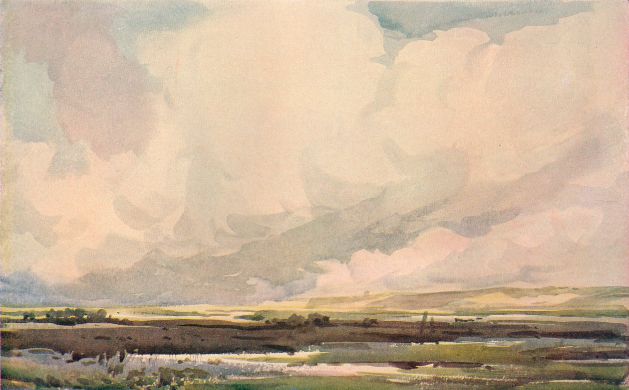 I nærheden af Dunwich, Suffolk, c1910 af Claude Hayes
